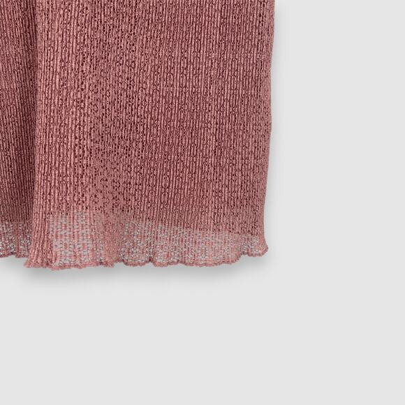 Keepsake the Label Mauve Crinkle Texture Slip Dress Size Large NWT - Picture 4 of 6